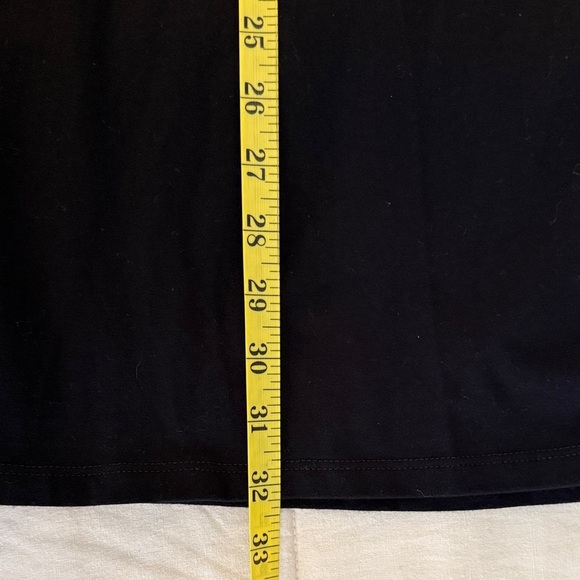 Eileen Fisher Organic Cotton Oversized Black Mini Dress - Picture 9 of 9